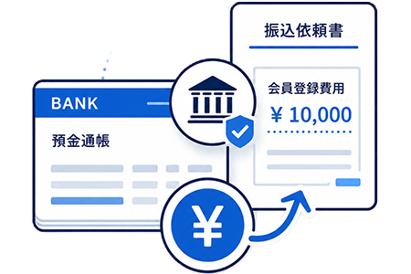 入会時費用のお振込み